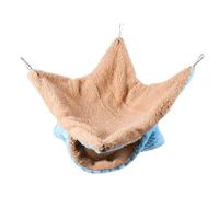 LOLIPPYY Warm Hanging Guinea Pig Bed Cotton Hammock for Small Pets Hamsters Chinchillas Ferrets Rats Cozy Hideout for All Seasons Blue