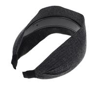 LOLIPPYY Wide Non-slip Headband for Women Elastic Stretchy Spa Hair Band with Wide Design for Stability and Smaller Face Effect Stylish Grey Hair Accessory for Yoga Workout and Daily Wear