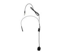 LOLIPPYY Wired Head-mounted Microphone with Effective Sound Transmission and Noise Reduction, Portable Plastic and Iron Condenser Mic for Live Streaming, Interviewing and Recording