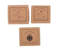 LOLIPPYY Wooden Craft Stamps Set 3Pcs - Number, Full Month Week Name Stamper - English Alphabet Scrapbooking Stamps for Card Making, Journaling, Teaching, and DIY Crafts