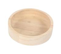 LOLIPPYY Wooden Hamster Feeding Bowl Spill-proof Pet Food Holder with Sturdy Base for Dwarf Hamsters Gerbils and Rats Easy Wipe Clean