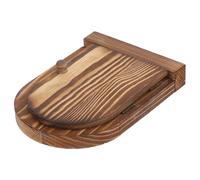 LOLIPPYY Wooden Wall Plate Cover and Universal Compatibility Light Switch Surround Made of Solid Wood with Self Adhesive Feature Decorative Door Shaped Design for Kitchen and Bathroom