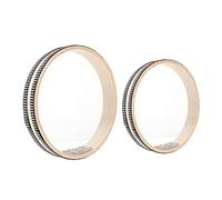 LOLIPPYY Wooden Wave Drums for Boys and Girls 2Pcs - Orff Instruments with Smooth Edges and Wonderful Percussion Sound for Parent and Child Interactive Play