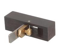 LOLIPPYY Woodworking Hand Plane Violin Tool with Brass Plane Cutter, Smooth Black Wooden Body, Suitable for Hand-made Wooden Instruments and Beginners in Violin Making