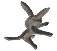 LOLIPPYY Wrought Iron Donkey Figurine Creative Animal Ornament for Home Office Study Decoration Bar Cafe Living Accessory