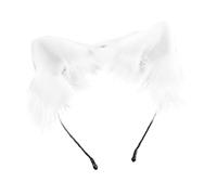 Lolita Cosplay Cat Ear Shape Headband Dance Costume Dress Up Hairband Kawaii Styling Accessories Halloween Headdress Props White