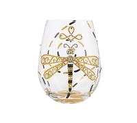 Lolita Dazzling Dragonfly Stemless Wg Drinking Glasses