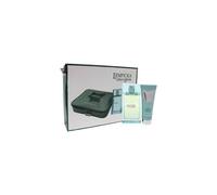 Lolita Lempicka Green Lover Gift Set 100ml EDT Spray + 75ml Aftershave Gel + Pouch