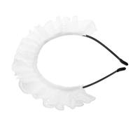 Lolita Maid Headband White Lace Cute Japanese Costume Women | Cosplay and Parties, Soft Comfortable Fit, Adorable Classic Style with Unique Logirl Elements