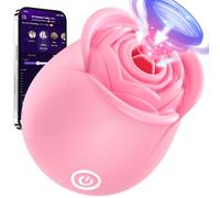 Lolitree AI Sync Adult Vibrator Sex Toy Women, 10 Modes Clitoral Stimulator APP Control Vibrators Adult Toys, Pink Suction Vibrabrater for Womens Pleasure, Sex Toys4couples Women Clit Nipple Vibrator