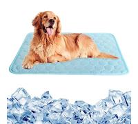 Lollanda Cooling Mat for Dogs, Cooling Mat for Cats, Cooling Blanket for Dogs, Dog Cooling Mat Self-Cooling for Sofa, Dog Bed, Car, Sleeping Places for Dogs (100 x 70 cm, Blue)