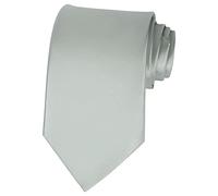 Lollanda Grey Ties for Men Solid Color Ties for Wedding Business Men Ties Neck Tie 8cm/3.15" (Light Grey)
