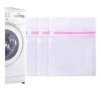 Lollanda Laundry Net, Laundry Bag, 60 cm x 60 cm, Pack of 3, Reusable Laundry Nets, Mesh Laundry Bag with Zip for Washing Machine, Dryer