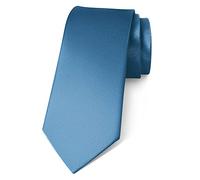 Lollanda Men Ties Blue Wedding Ties Solid Color Ties Formal Business Neck Ties for Men (Sky Blue)
