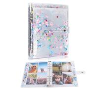Lollanda Mini Photo Album Stored 240 Photos, A5 Photocard Binder Holder, Tansparent Photo Albums Cover for Photocard Collection Birthday Wedding Graduation Ceremony (Style A)