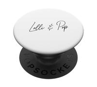 Lolli Lolly and Pop Minimalist Grand Father's Mother's Day PopSockets Adhesive PopGrip