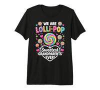 Lolli Pop World's Sweetest Grandparents Lolly Pops Couples Premium T-Shirt