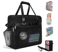 LOLLIDO Portable Carrying Bag for Ninja Slushie Max FS605 Series - Dustproof Cover Slushie Machine Accessories, Travel Bag for Ninja SLUSHi Max Smart Frozen Drink Maker (Side-Opening, Black)