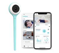 Lollipop Baby Monitor (Turquoise) - Full-Featured Smart Wi-Fi Camera of True Crying Detection with Extra in-App Plan of Breathing Monitoring/Sleep Tracking-Accessories Free/7 Days Trial Period