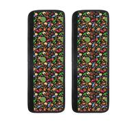 Lollipop Candy Chocolate Bean Print Refrigerator Door Handle Covers Set of 2, Non Slip Adjustable Fridge Handle Covers, Appliance Handle Covers for Dishwasher Oven Kitchen Decor