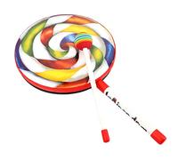 Lollipop Drum - Lollipop Hand Drum Percussion Instruments For Children Aged 3 Years +, Kids Musical Instruments Drums For Developing Children's Rhythm, Taste And Skills, 6 Inch / 8 Inch / 10 Inch