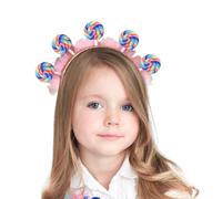 Lollipop Headband - Soft Comfortable Candy Headband | Eye-Catching Lollipop Headdress Candy | Candy Hairband Suitable Choice for Birthdays, Holidays, and Parties