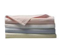 Lollipop Lane 60 x 120cm Single Jersey Cot (Chalk White, Pack of 2)