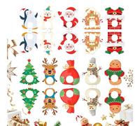 Lollipop Paper Cards | Christmas Snowman Lollipop Candy Holder,Ornaments Cute for Dessert Chocolate Winter Welcome Table Home Office Classroom Holiday Gathering