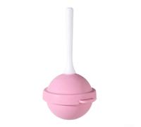 Lollipop Shaped Silicone Popsicle Molds for Home Use to Create Cold Treats from Yogurt, Fruit, or Juice with Convenient Storage Design (Pink)