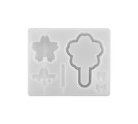 Lollipop Silicone Mold Rabbit Epoxy Resin Mold Jewelry Pendant Keychain Mold Easter Bunny Candle Making Supplies