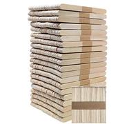 Lollipop Sticks - 1000 Lolly, Lollypop & Popsicle Sticks for Craft & Ice Lollies - 114×10×2mm Natural Wood Craft Sticks for Modelling & Decorations