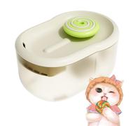 Lollipops Cat Fountains for Indoor Cat, 2.2L Ultra Silent Pet Fountain Dog Water Dispenser with Led Light for Kitty, Dogs, Multiple Pets Inside