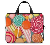 Lollipops Pattern Laptop Bag Durable Laptop Sleeve Water-Resistant Notebook Bag for Computer Or Tablet