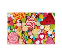 Lollipops Pattern Printed Adult Fun Puzzle wooden puzzle in a plastic box with letters printed on the back home decor party toy