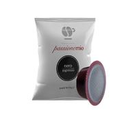 100 Capsules Coffee - PassioneMio Nero - Comp. Lavazza A Modo Mio - Lollo Coffee