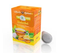 Lollo Caffé Soluble drink Tea Solethe Turmeric Lemon and honey ESE pods Lollo Caffe 18 pcs