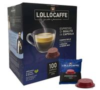Lollo Coffee Blend Capsules Black Compatible with Lavazza A Modo Mio System