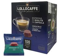 100 Capsules Lollo Caffè Passione Mio Miscela Dek Compatible With Lav Machines