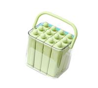 Lolly Molds Easy Releases Silicone Long Ice Cubes Stick Maker Set with Storage Box for Homemades Dessert Freezers Popsicles Mold