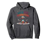 Lollygagging: Why Rush Perfection? Funny Slow Life Quote Pullover Hoodie, Adult Unisex, Dark Heather Grey, M