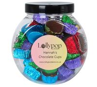Lollypop Lane Hannah's Icy Chocolate Cups Mini Sweet Jar - 400g
