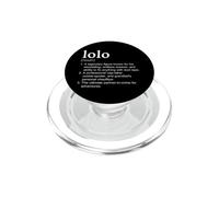 Lolo Definition Funny Father's Day Noun Cool PopSockets PopGrip for MagSafe