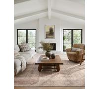 Loloi Amber Lewis Georgie Collection GER-02 Area Rug, Ocean/Sand, 7'-6" x 9'-6"