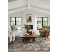 Loloi Amber Lewis Georgie Collection GER-04 Area Rug Teal / Antique 2'-0" x 5'-0"