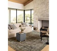 Loloi Amber Lewis Morgan Collection MOG-05 Spice/Lagoon 7'-3" x 9'-3", .38" Pile Height, Area Rug feat. CloudPile™