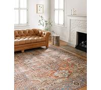 Loloi II Loren Terracotta/Sky 2'-6" x 7'-6" Runner Rug