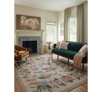 Loloi Rifle Paper Co. Rosa Collection Antique Rose RSA-02 Cream/Multi 2'-6" x 7'-6" Runner Rug