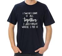 loltops I Swear I Have It All Mens Funny T-Shirt Xmas Christmas Eve Box, Stocking Fillers for Men Dad Adults (Navy, XL)