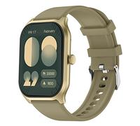 Loluka Smart Watch for Men 2.01" HD Screen Smartwatch Make Phone Calls Message Reminder 100+ Sport Modes Heart Rate Fitness Watch iOS Android Step Calorie Counter Custom Dial, champagne gold, fitness