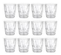 LOLYSIC 12PCS Plastic Tumblers Reusable 300ml 10oz Clear Plastic Glasses Unbreakable Acrylic Drinking Cups for Home Party Camping Picnic